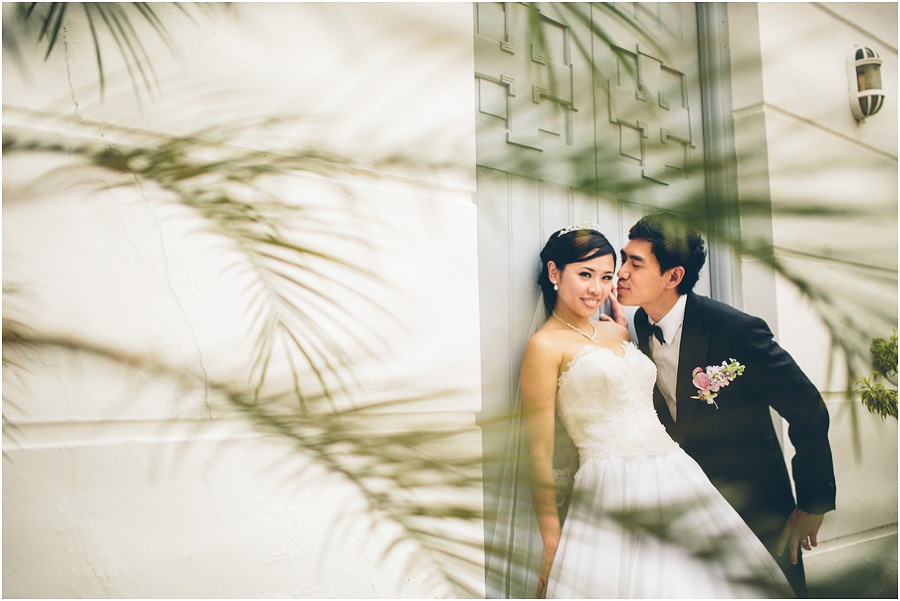 a picture of a happy couple at their singapore wedding