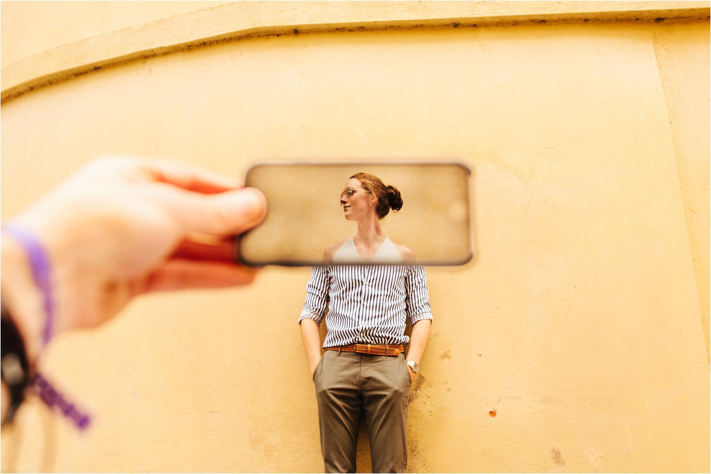 creative wedding photograph at London wedding