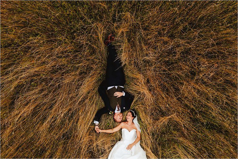 a couple at their yorkshire wedding